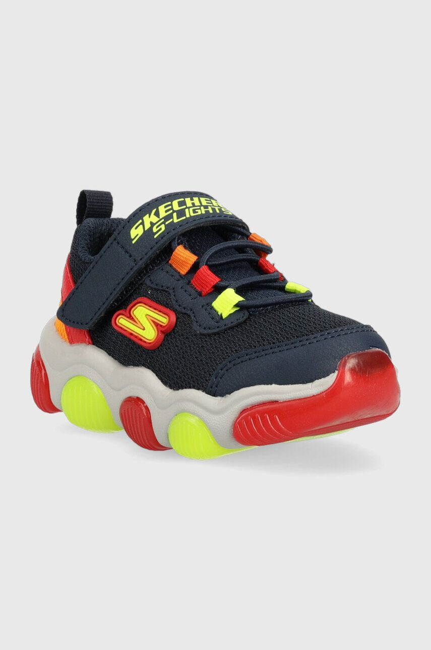 Skechers Детски маратонки Mighty Glow в тъмносиньо - Pepit.bg