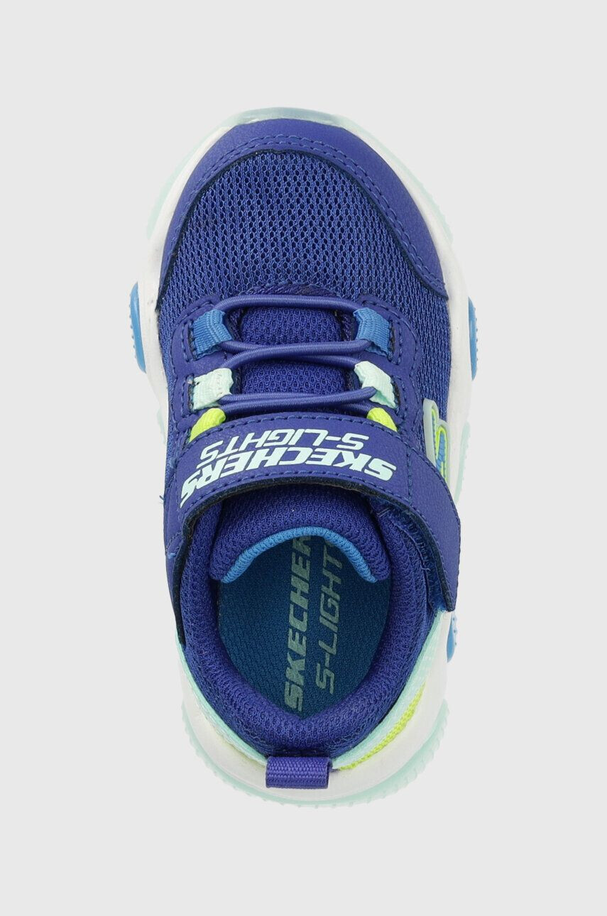 Skechers Детски маратонки Mighty Glow в синьо - Pepit.bg