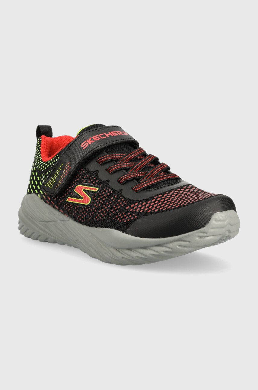 Skechers Детски маратонки Nitro Sprint Karvo в черно - Pepit.bg