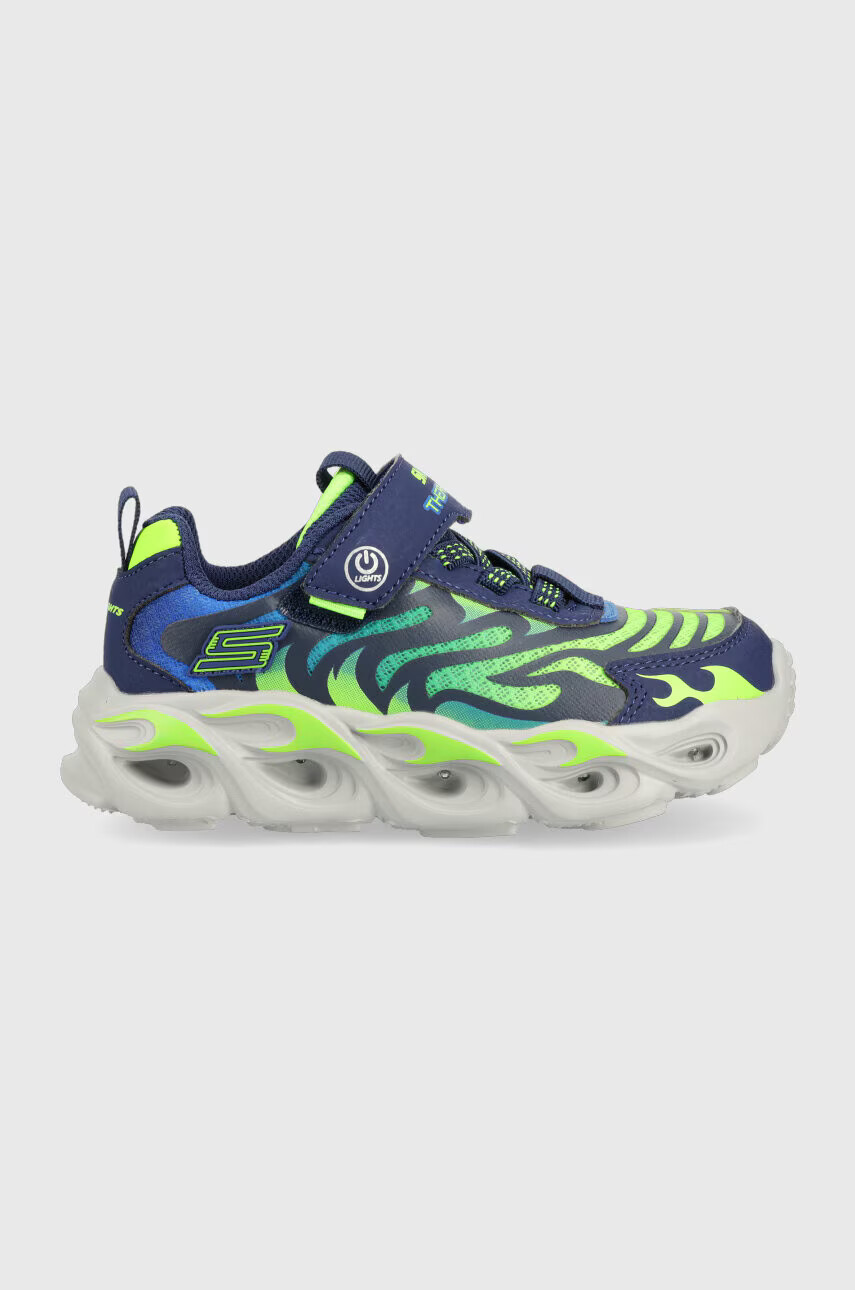 Skechers Детски маратонки Thermo-Flash в тъмносиньо - Pepit.bg