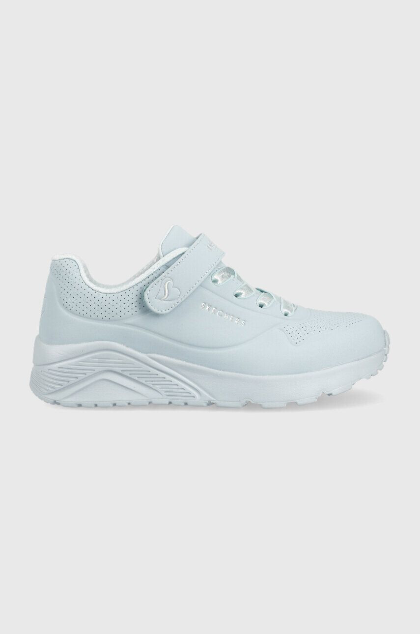 Skechers Детски маратонки Uno Lite Frosty Vibe в синьо - Pepit.bg