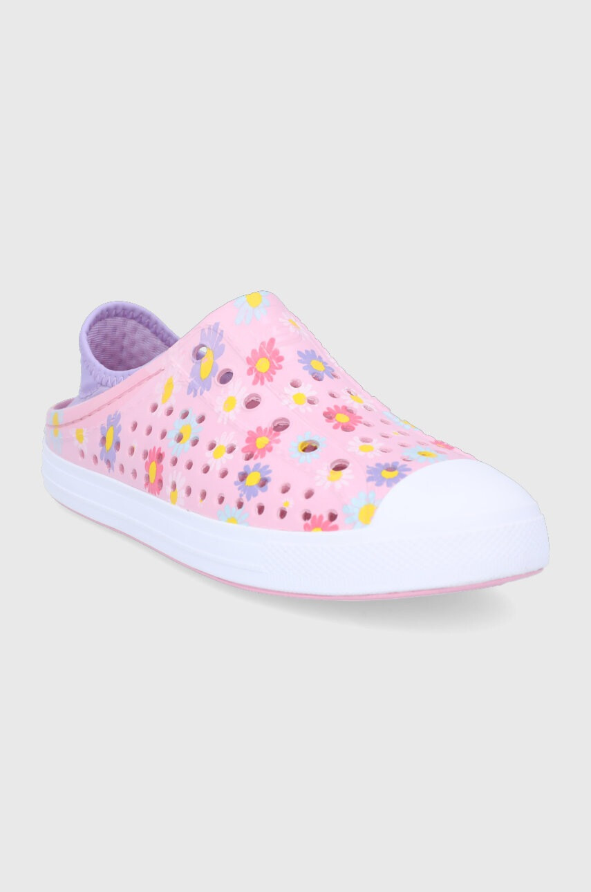 Skechers Детски ниски кецове в розово - Pepit.bg