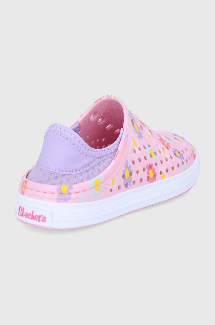 Skechers Детски ниски кецове в розово - Pepit.bg