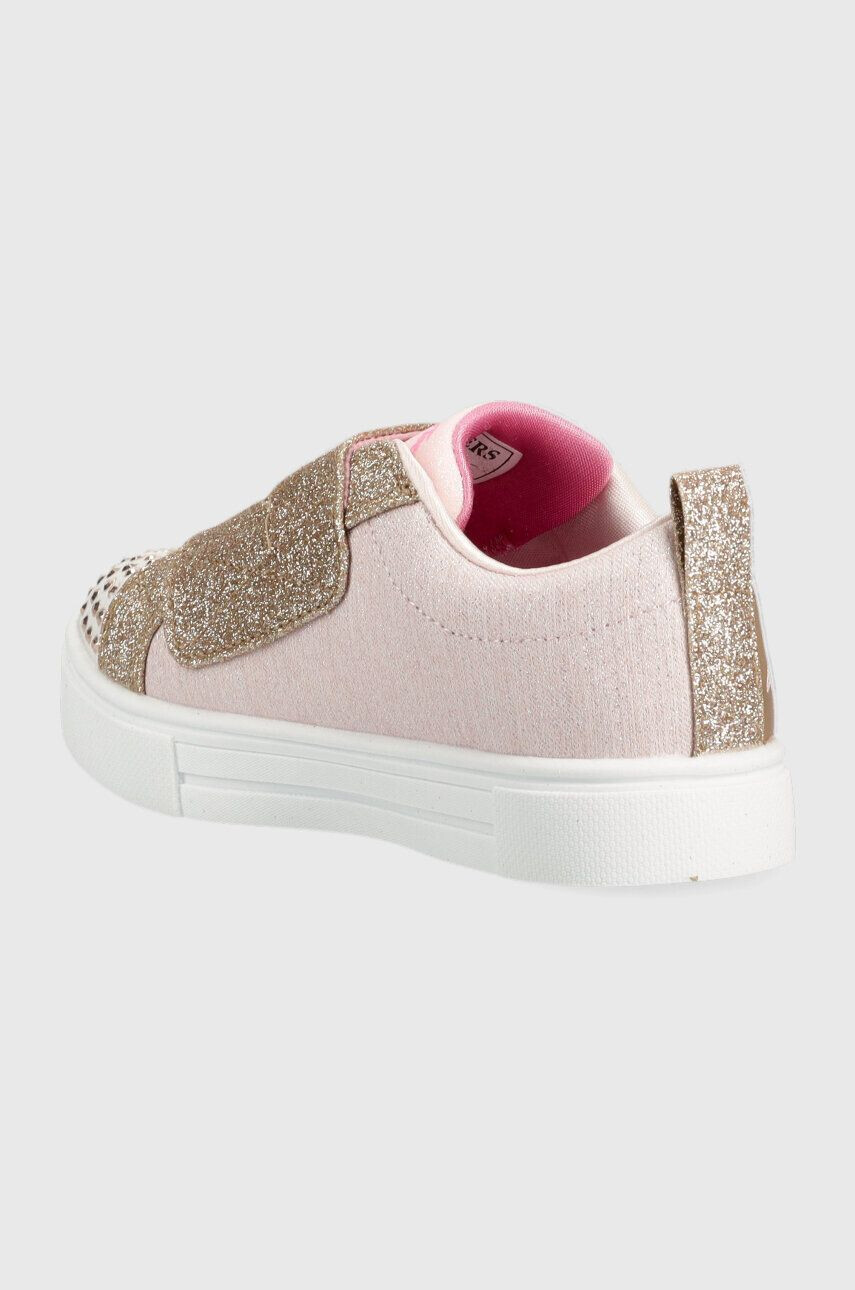 Skechers Детски ниски кецове Twinkle Sparks Heather Charmer в златисто - Pepit.bg