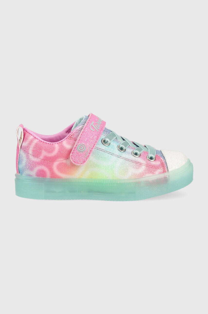 Skechers Детски ниски кецове Twinkle Sparks Ice Dreamsicle - Pepit.bg