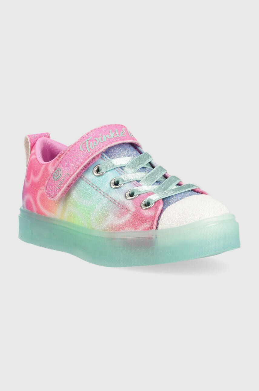 Skechers Детски ниски кецове Twinkle Sparks Ice Dreamsicle - Pepit.bg