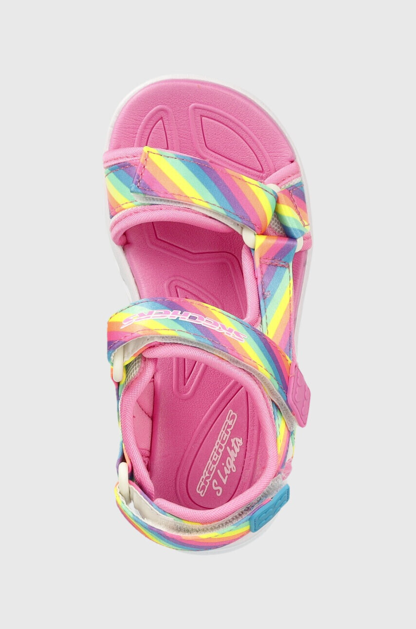 Skechers Детски сандали Hypno-Splash Rainbow Lights - Pepit.bg