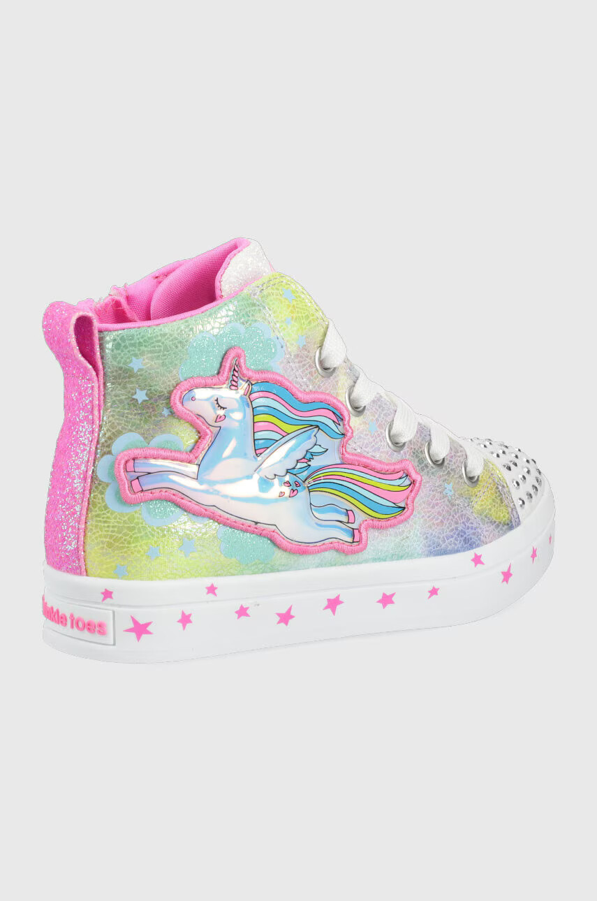 Skechers Детски високи кецове - Pepit.bg