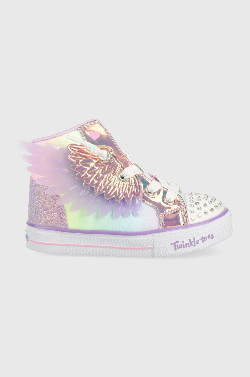 Skechers Детски високи кецове - Pepit.bg