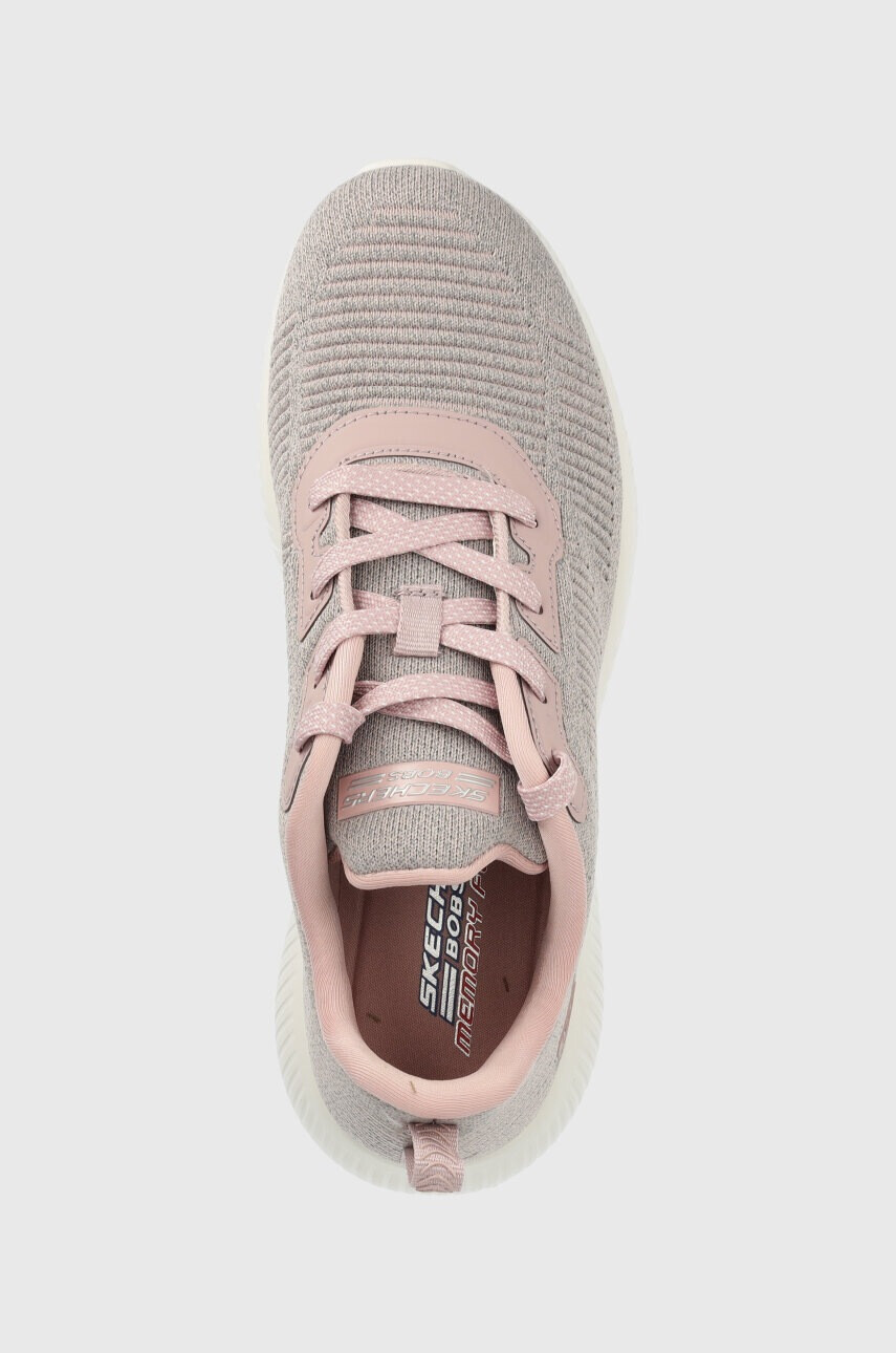 Skechers Маратонки в розово с равна подметка - Pepit.bg