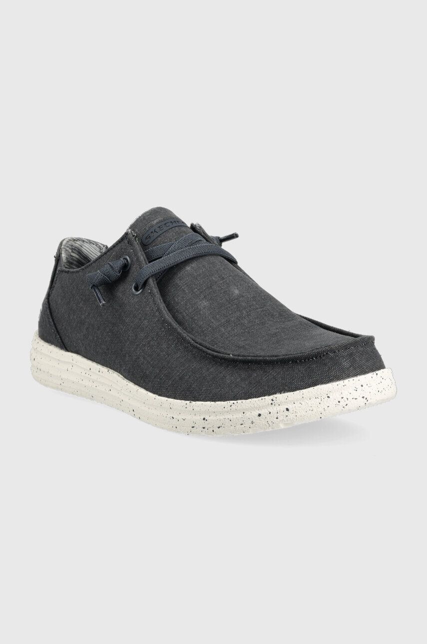 Skechers Мокасини Melson Chad в тъмносиньо - Pepit.bg