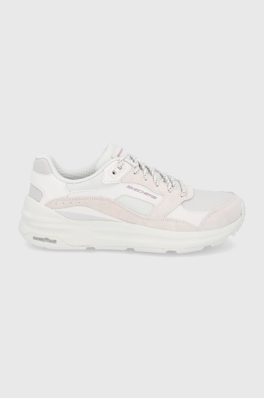 Skechers Обувки в кремаво с платформа - Pepit.bg