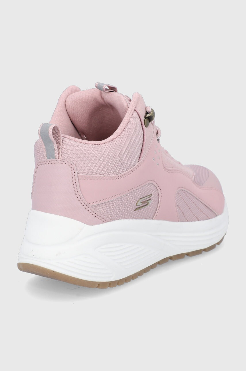 Skechers Обувки в розово с платформа - Pepit.bg