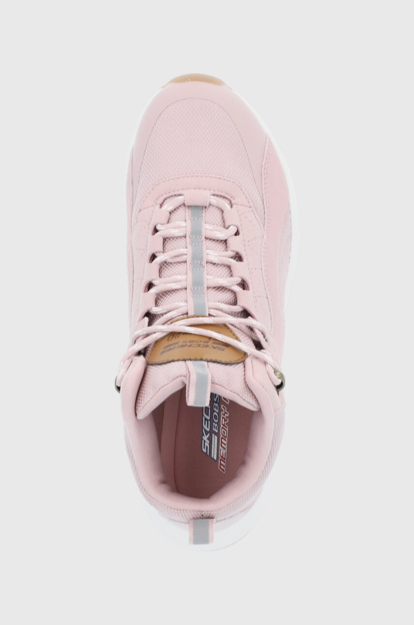 Skechers Обувки в розово с платформа - Pepit.bg