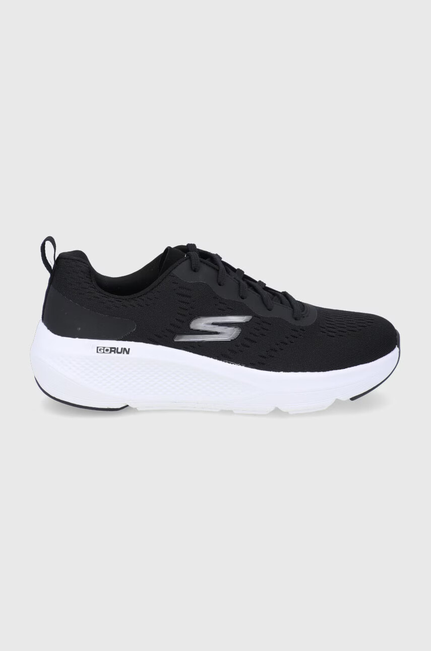 Skechers Обувки в черно с равна подметка - Pepit.bg