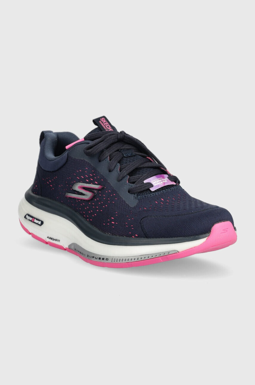 Skechers Обувки за трениране GOwalk Workout Walker в тъмносиньо - Pepit.bg