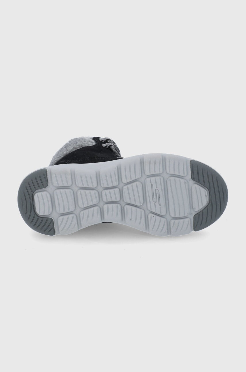 Skechers Велурени апрески в сиво - Pepit.bg
