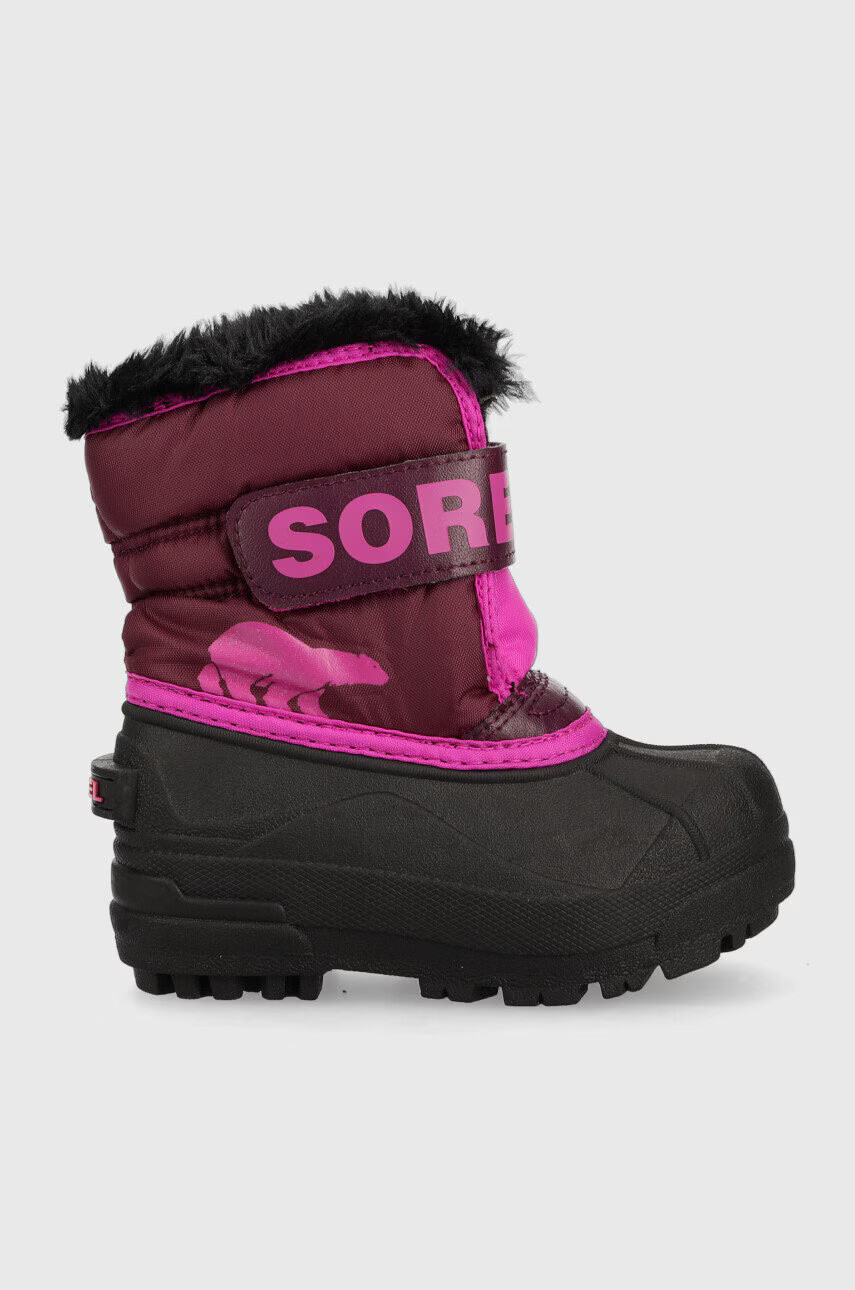 Sorel Детски апрески Childrens Snow в лилаво - Pepit.bg