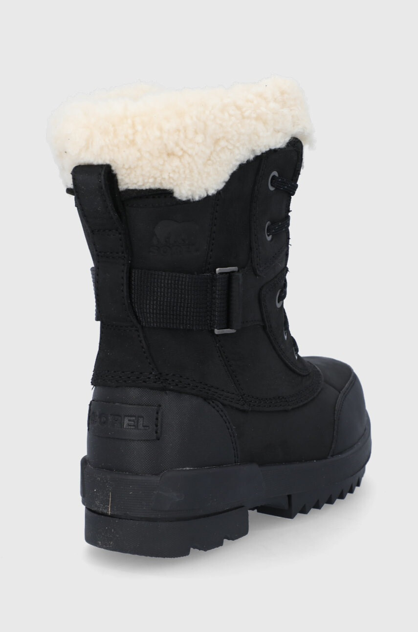 Sorel Кожени апрески Torino Parc II Boot WP в черно - Pepit.bg