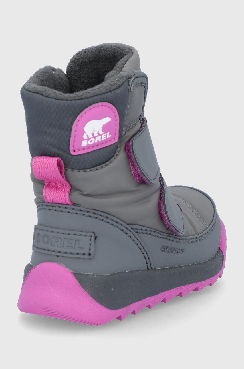 Sorel Зимни обувки Childrens Whitney II Strap WP в сиво - Pepit.bg