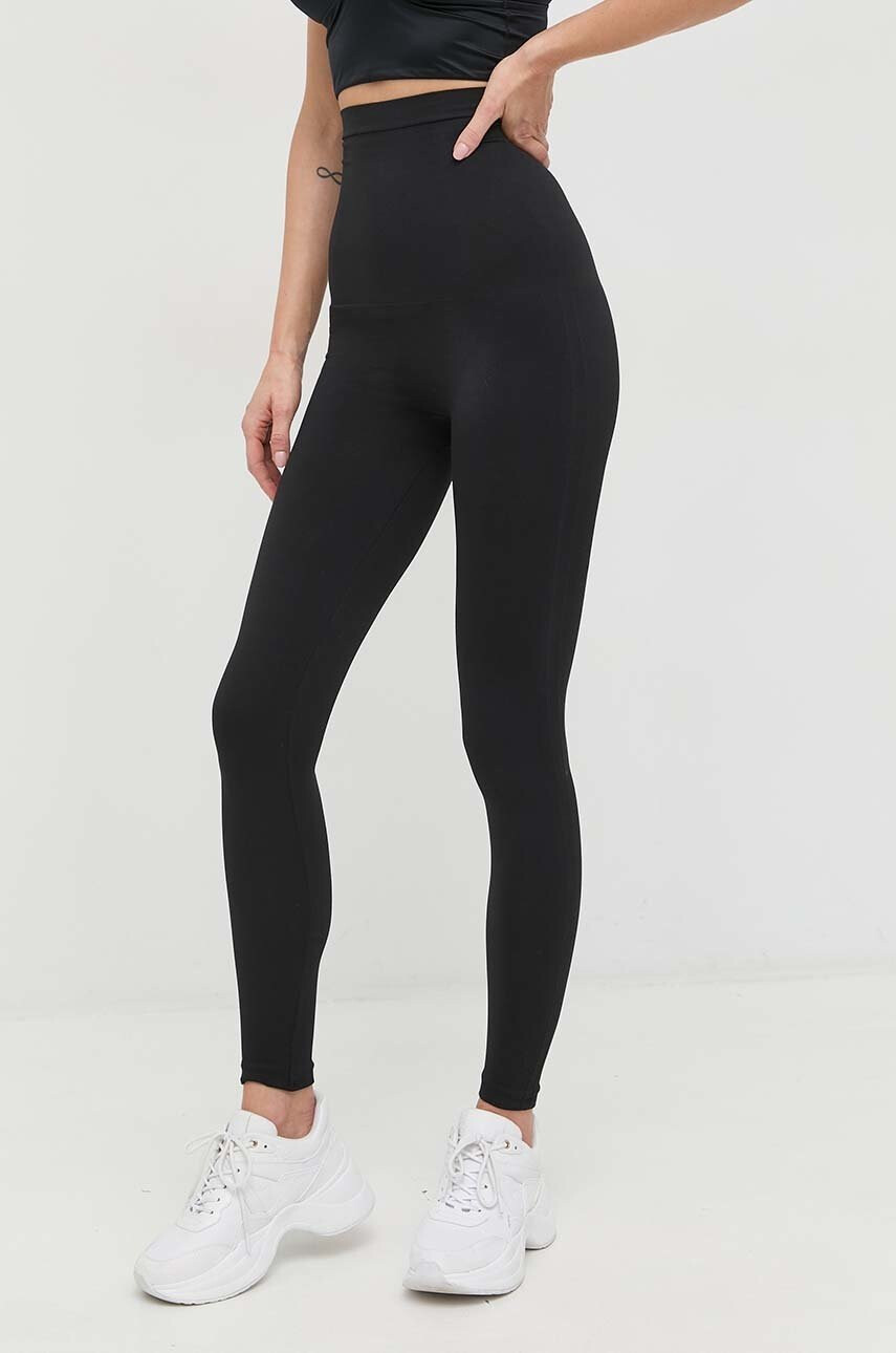 Spanx Оформящ клин High Waisted Seamless Ecocare в черно с изчистен дизайн - Pepit.bg