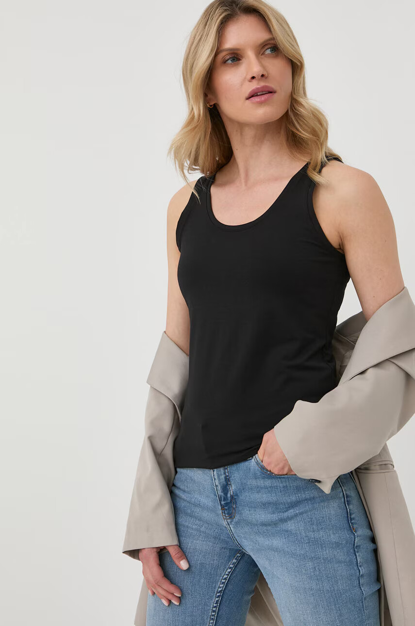 Spanx Оформящ топ дамски в черно - Pepit.bg