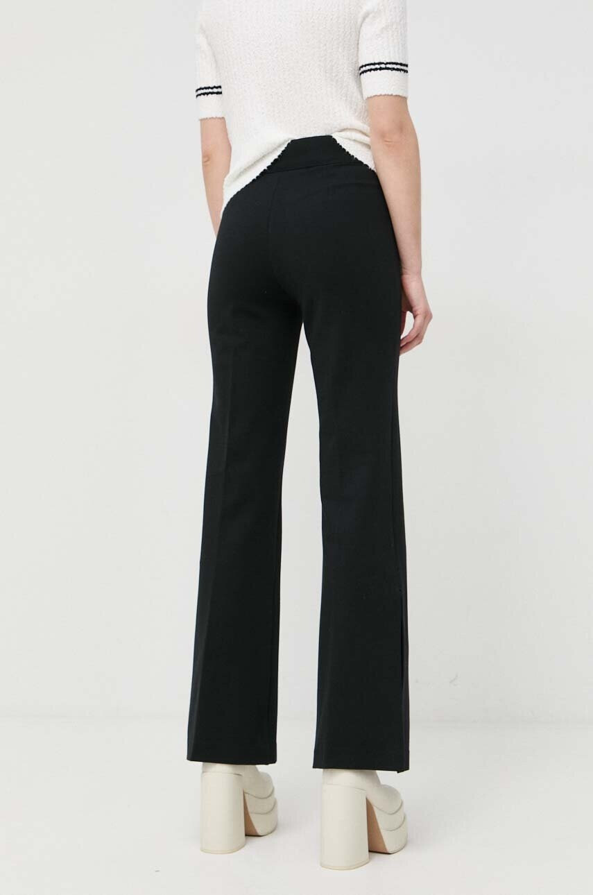 Spanx Панталон в черно с широка каройка с висока талия - Pepit.bg
