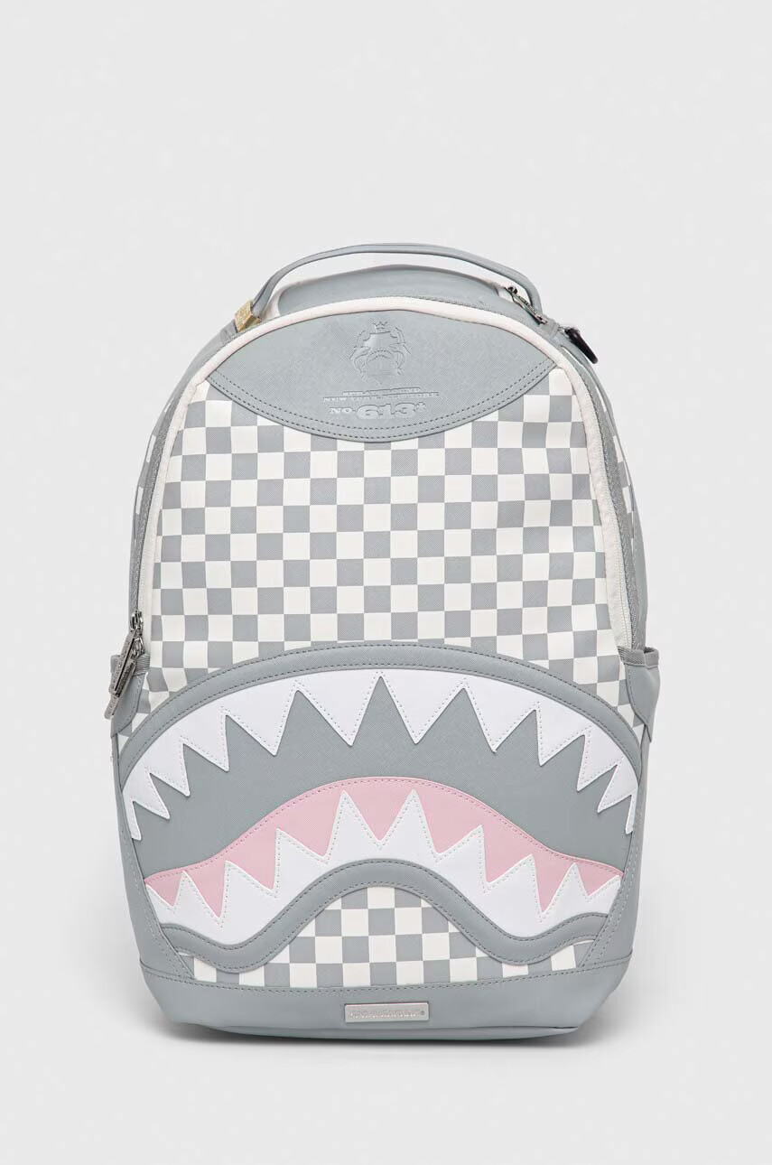Sprayground Раница в сиво голям размер с десен - Pepit.bg