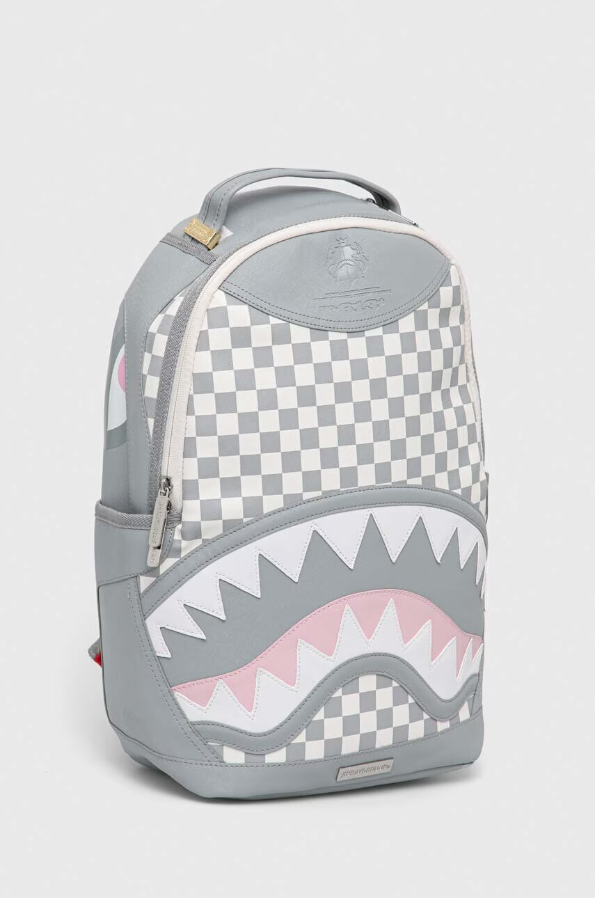 Sprayground Раница в сиво голям размер с десен - Pepit.bg