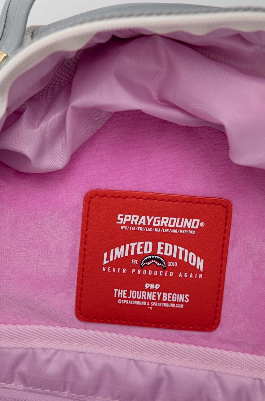 Sprayground Раница в сиво голям размер с десен - Pepit.bg