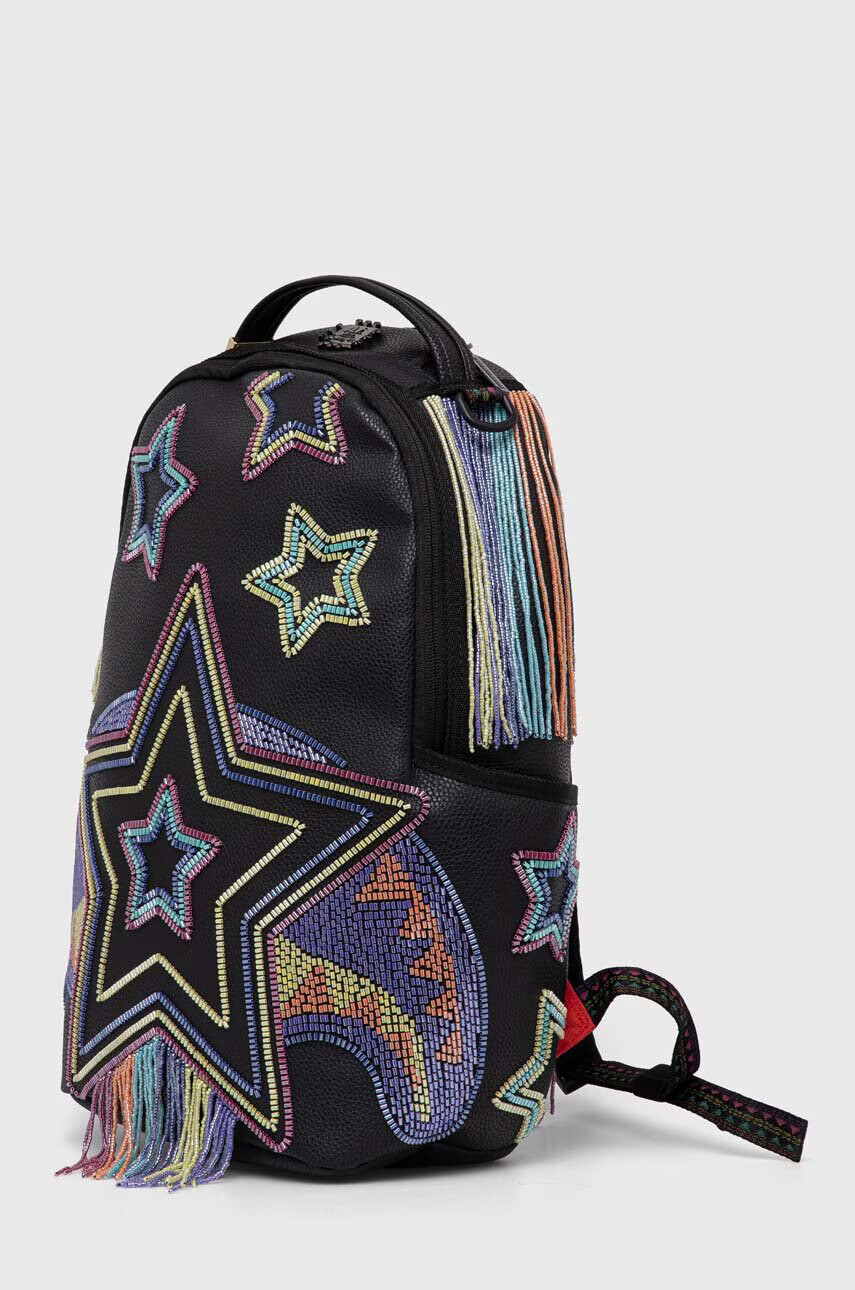 Sprayground Раница в черно голям размер с десен - Pepit.bg