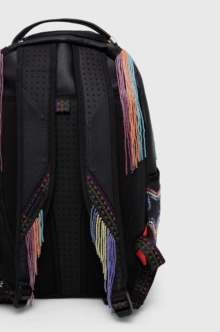 Sprayground Раница в черно голям размер с десен - Pepit.bg