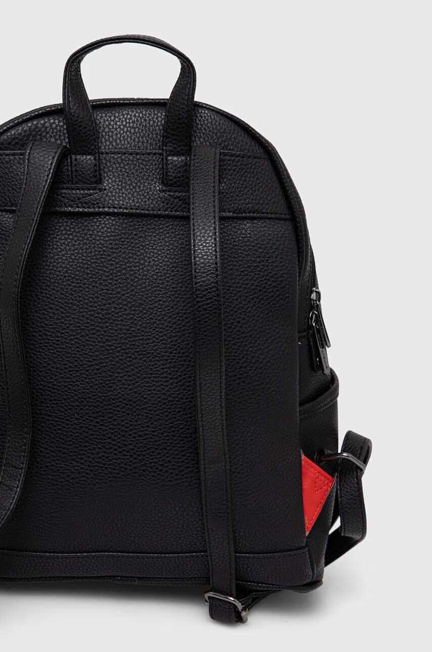 Sprayground Раница в черно малък размер с апликация - Pepit.bg