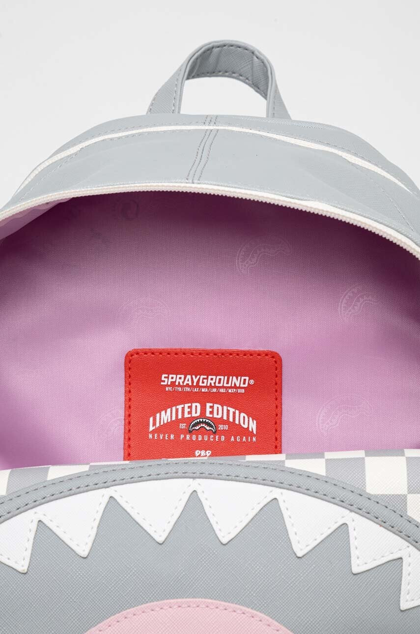 Sprayground Раница в сиво голям размер с десен - Pepit.bg
