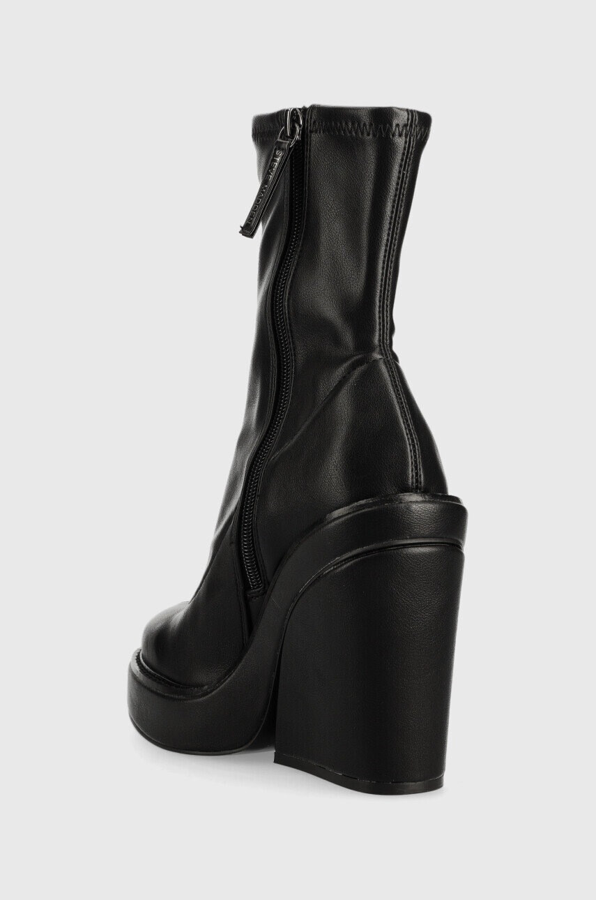 Steve Madden Боти All Out в черно с висок ток - Pepit.bg