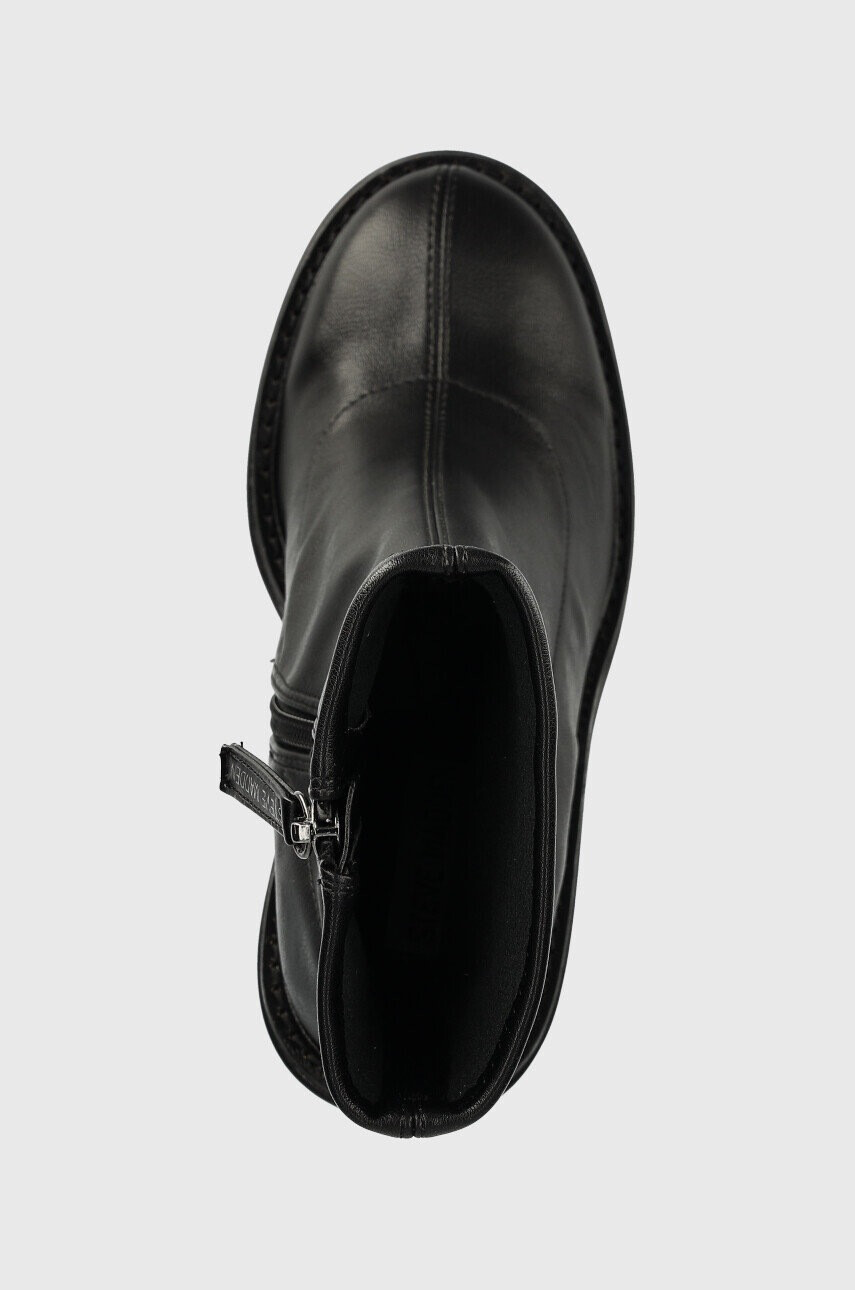 Steve Madden Боти All Out в черно с висок ток - Pepit.bg