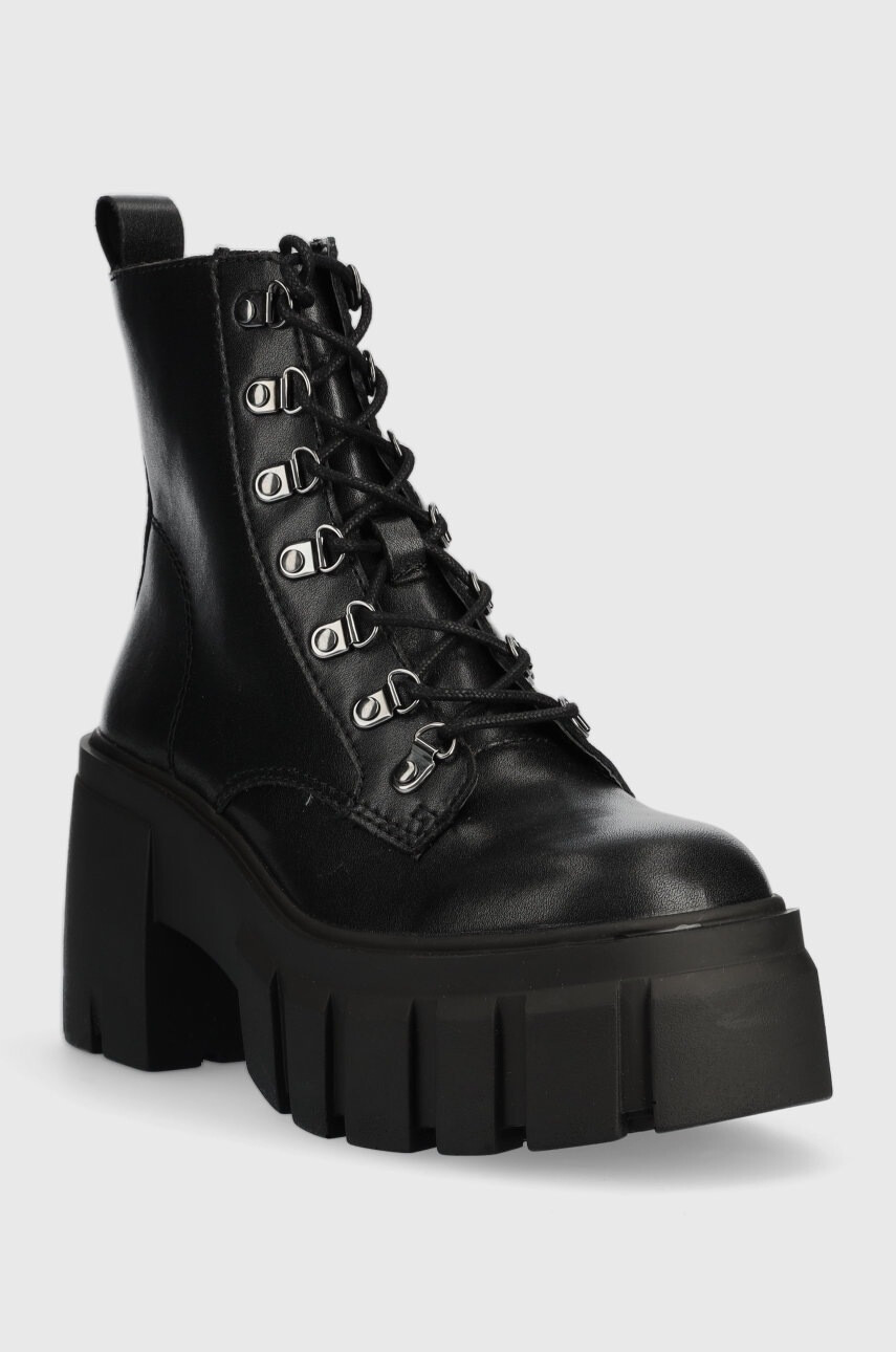 Steve Madden Боти Bewilder в черно с платформа - Pepit.bg