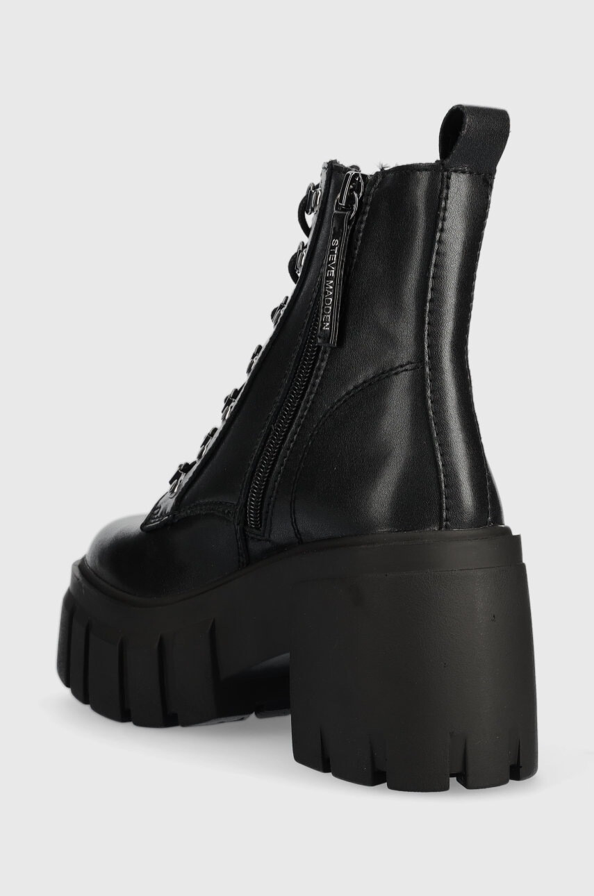 Steve Madden Боти Bewilder в черно с платформа - Pepit.bg