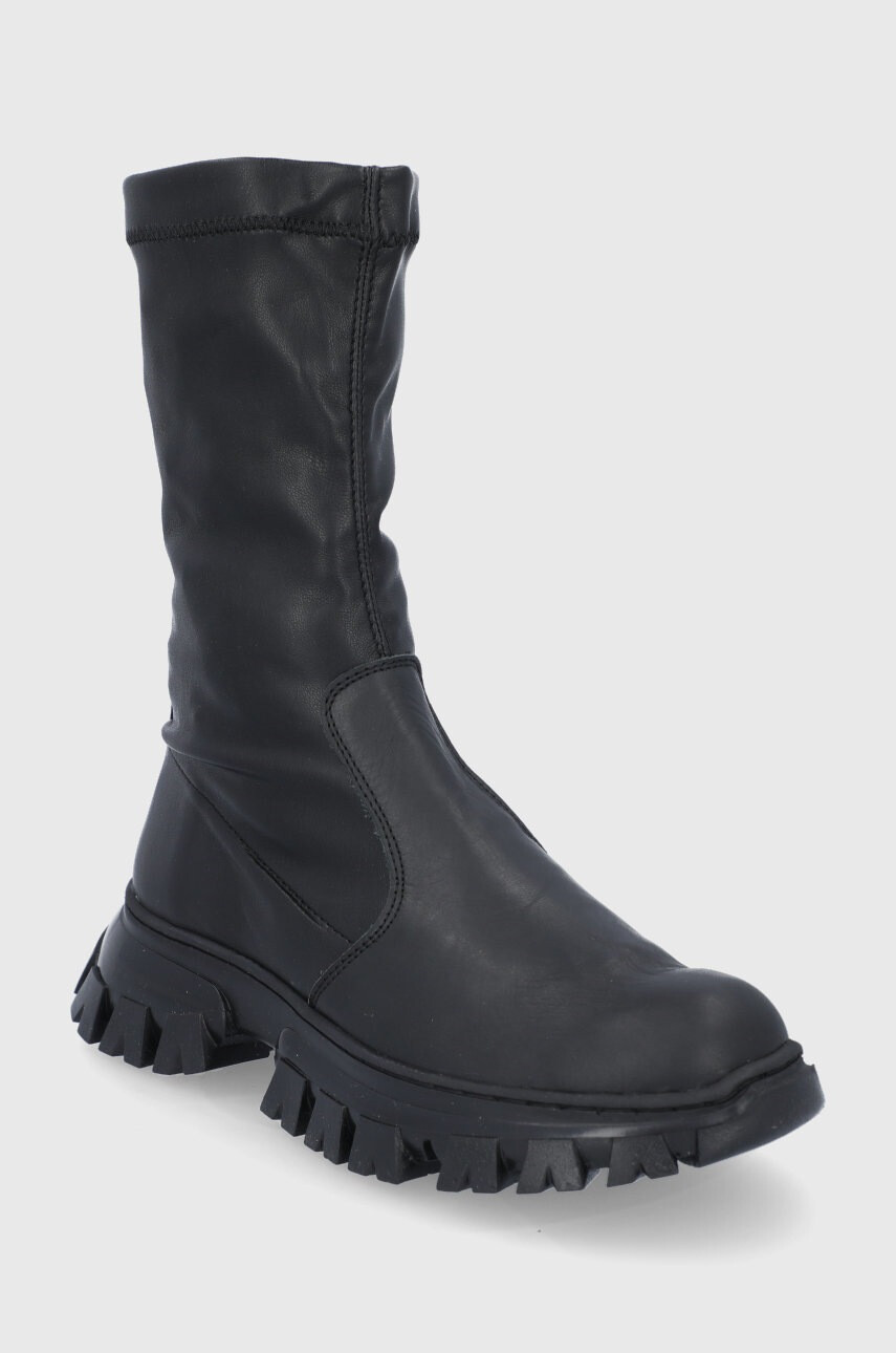 Steve Madden Боти дамски в черно с платформа - Pepit.bg