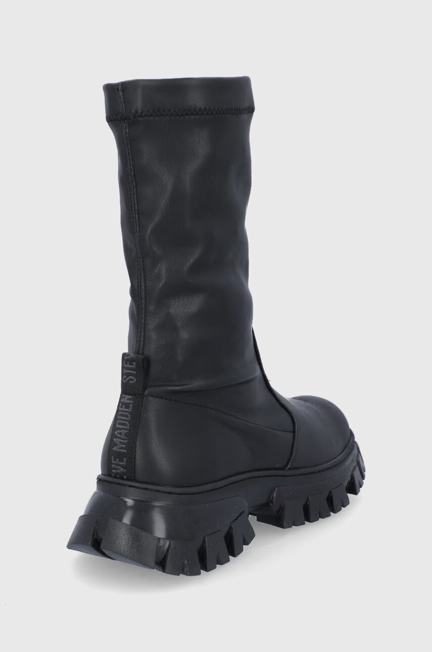 Steve Madden Боти дамски в черно с платформа - Pepit.bg