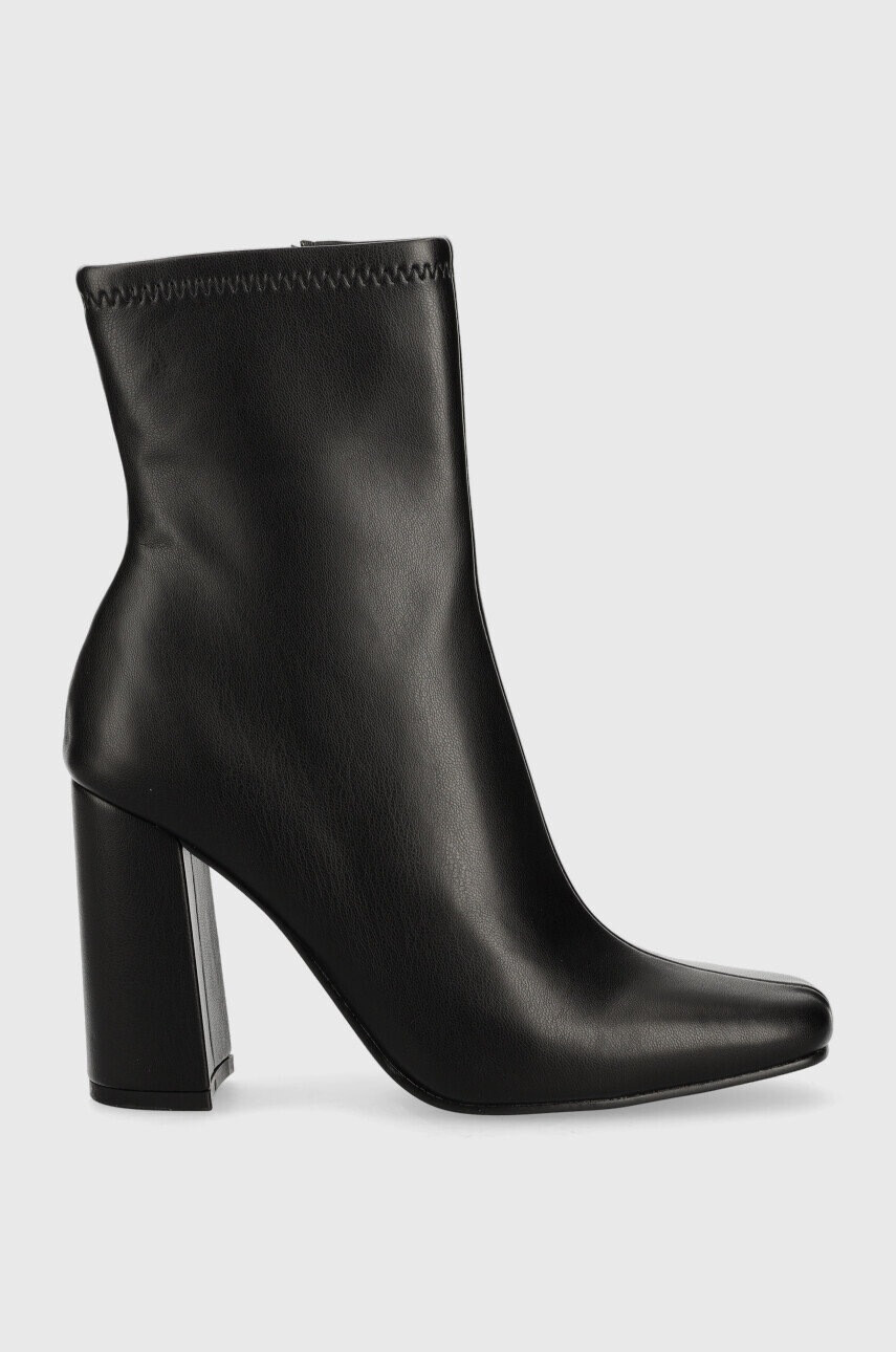 Steve Madden Боти Fulton в черно с висок ток - Pepit.bg