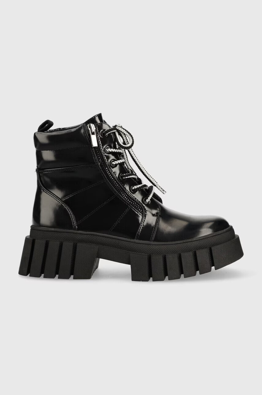 Steve Madden Боти Incredible в черно с платформа с лека изолация - Pepit.bg