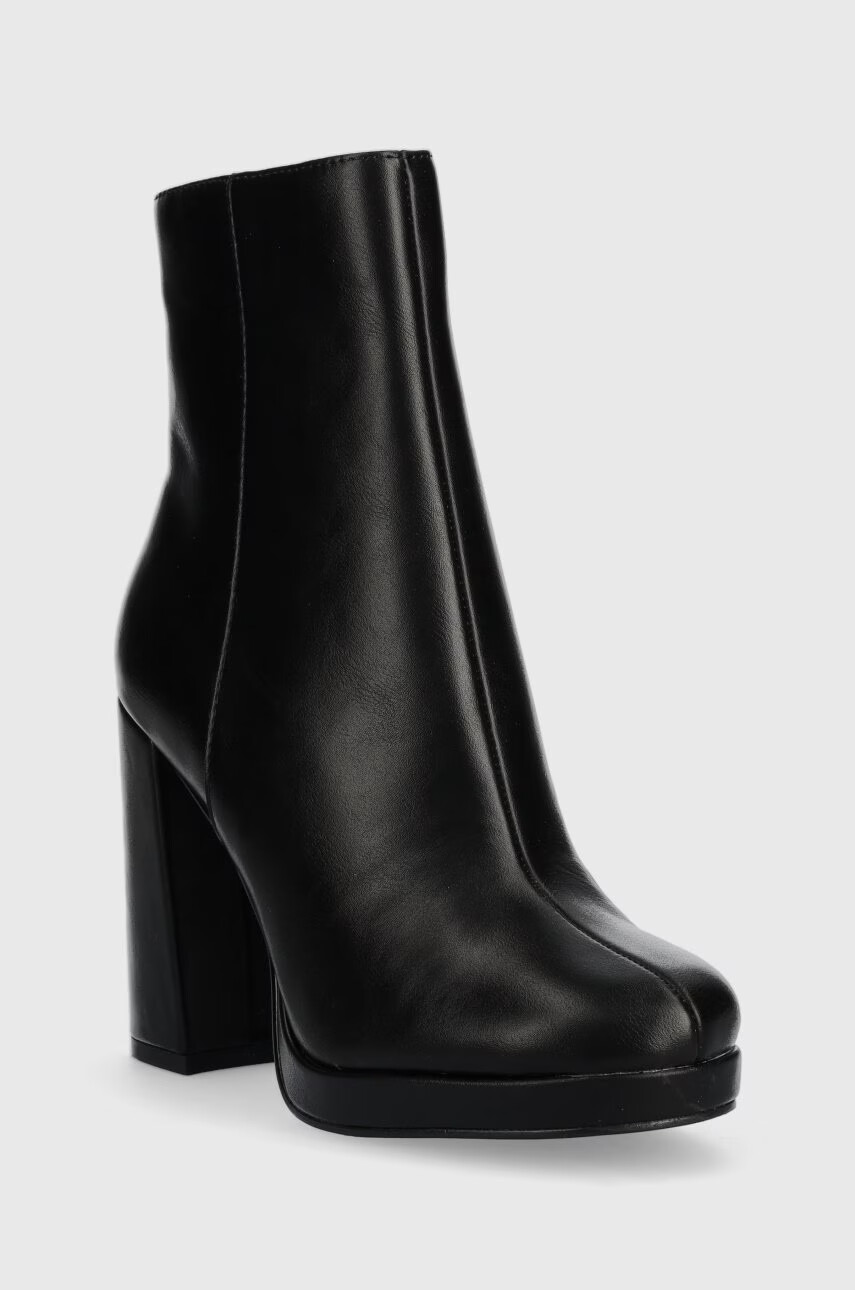 Steve Madden Боти Main в черно с висок ток - Pepit.bg