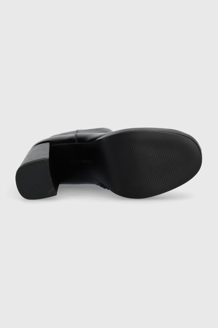 Steve Madden Боти Main в черно с висок ток - Pepit.bg