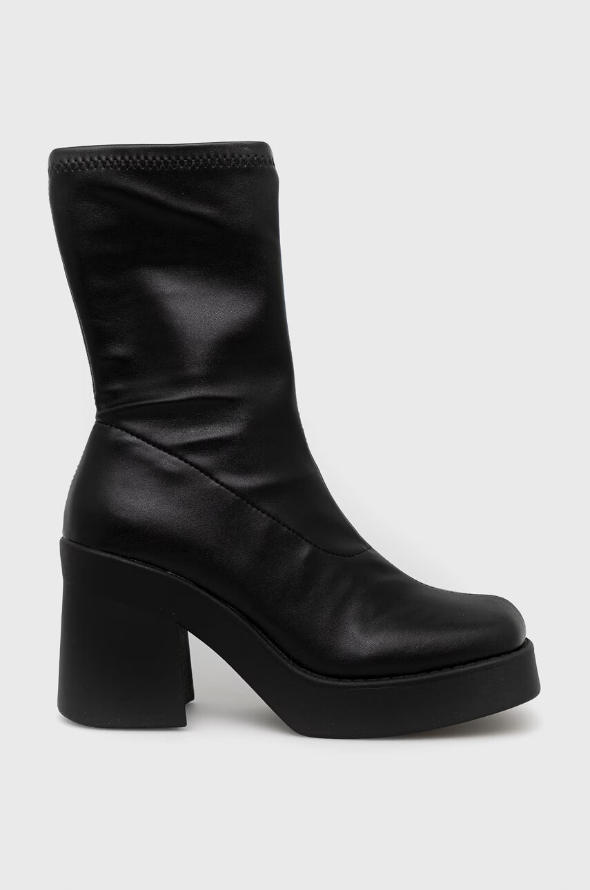 Steve Madden Боти Overcast в черно с платформа - Pepit.bg