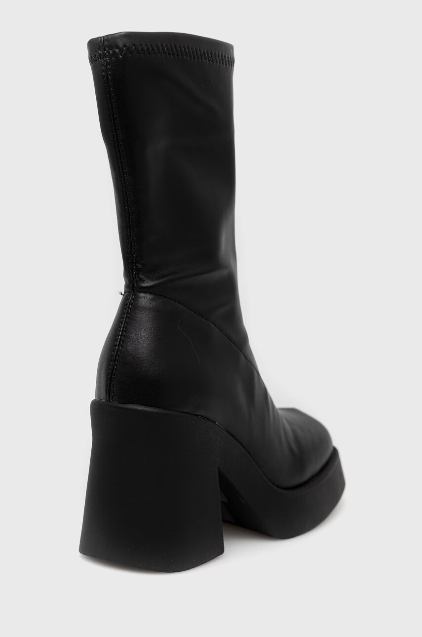 Steve Madden Боти Overcast в черно с платформа - Pepit.bg