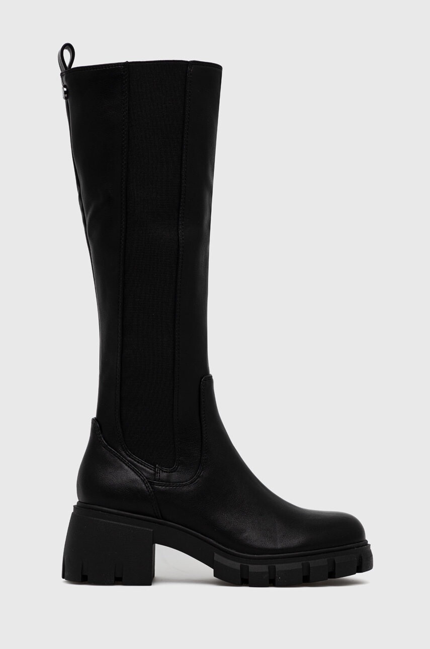 Steve Madden Ботуши Abrupt в черно с равна подметка - Pepit.bg