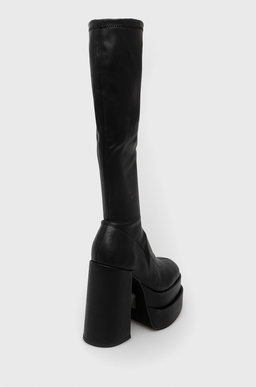Steve Madden Ботуши Cypress в черно с висок ток - Pepit.bg
