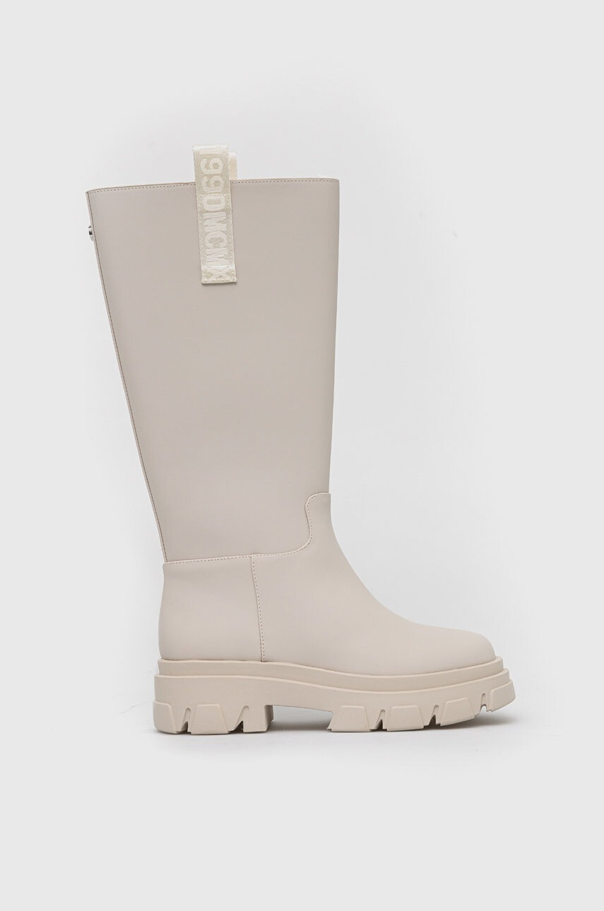Steve Madden Ботуши Lodge в бежово с платформа - Pepit.bg