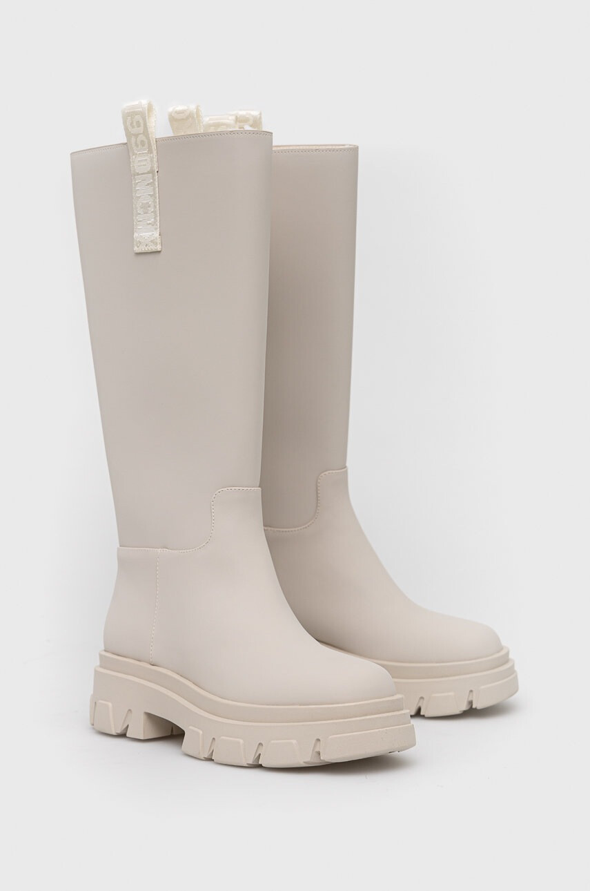 Steve Madden Ботуши Lodge в бежово с платформа - Pepit.bg